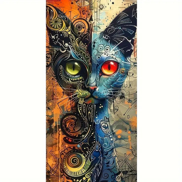 Peinture à diamant #16 50cm x 100cm Chat