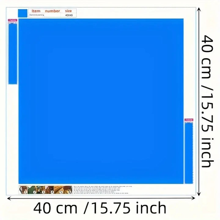 Peinture à diamant #30  40cm x 40cm Femme