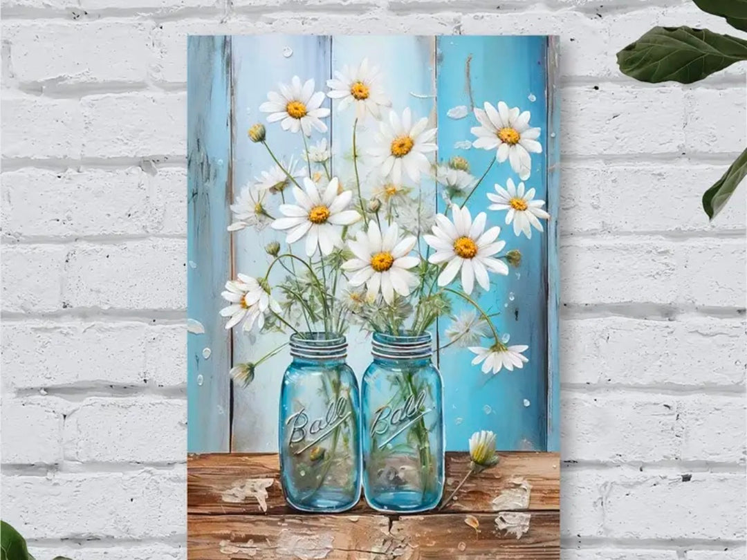Peinture à diamant #143 30cmx40cm Marguerites