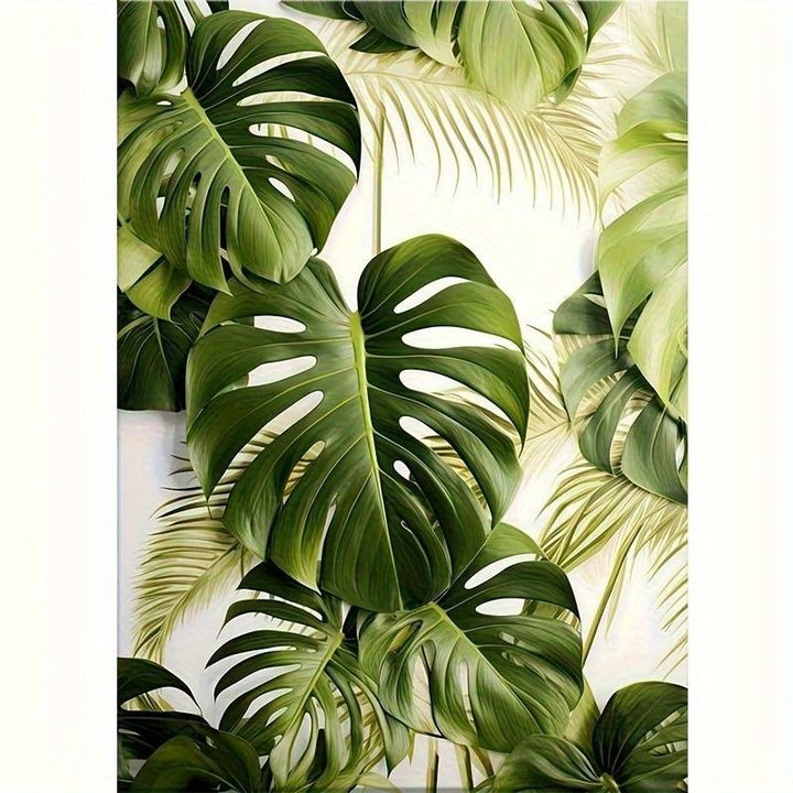 Peinture à diamant #2 20cmx30cm Monstera
