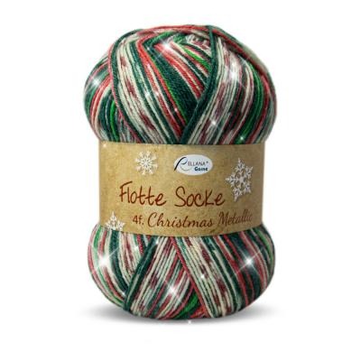 Flotte Sock Metallic Christmas 4ply