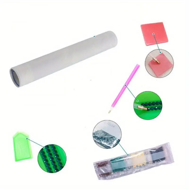 Peinture à diamant #32 30cm x 40cm Fleurs