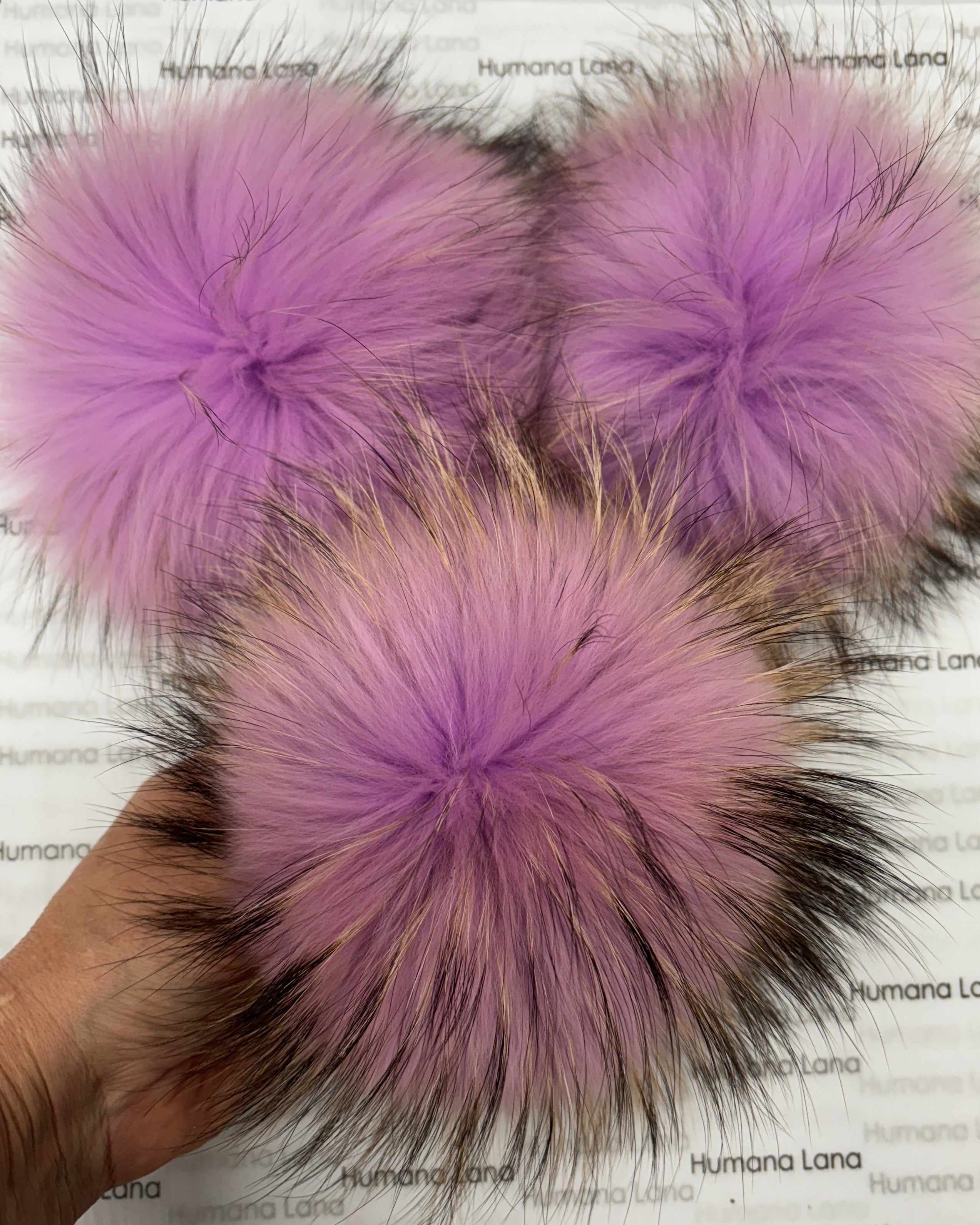 Pompons de fourrure multicolores de 15mm, 60 pièces de