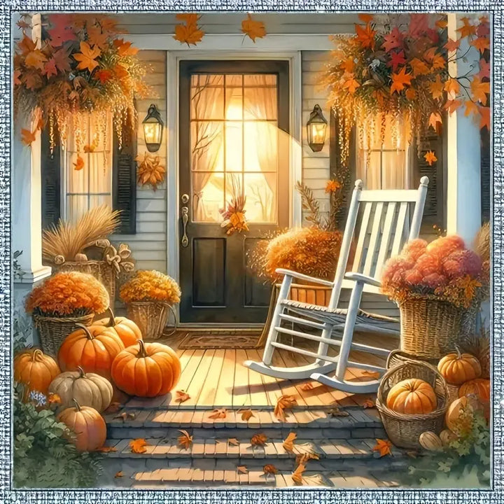 Peinture à diamant #53 40cmx40cm Galerie d'automne