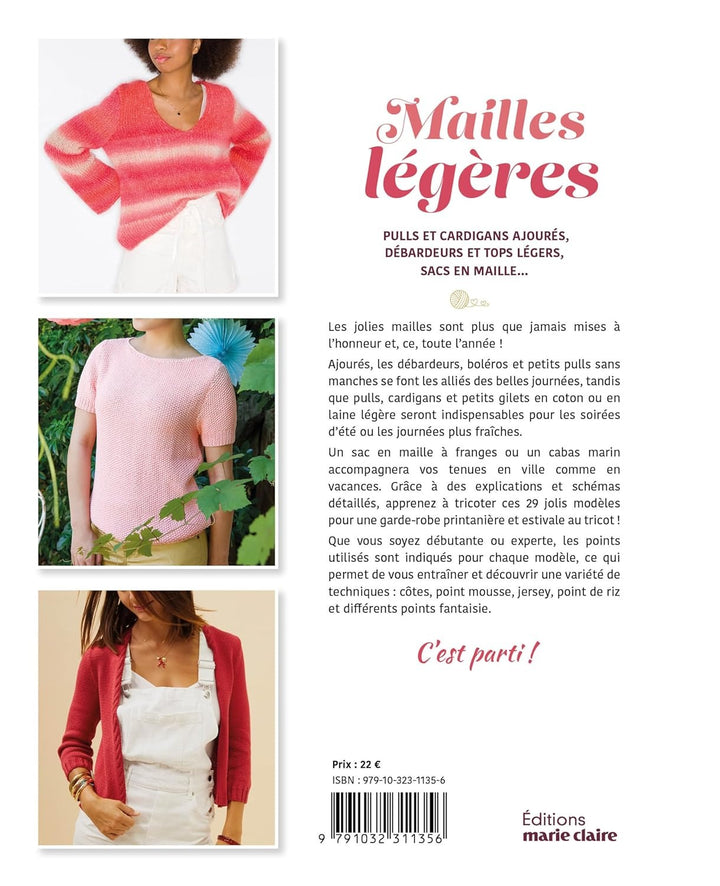 Mailles légères - Pulls et cardigans ajourés, débardeurs et tops légers, sacs en maillle