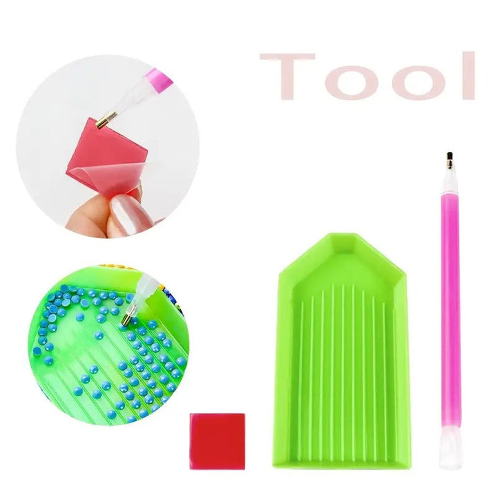 Peinture à diamant #60 40cmx40cm Village d'automne