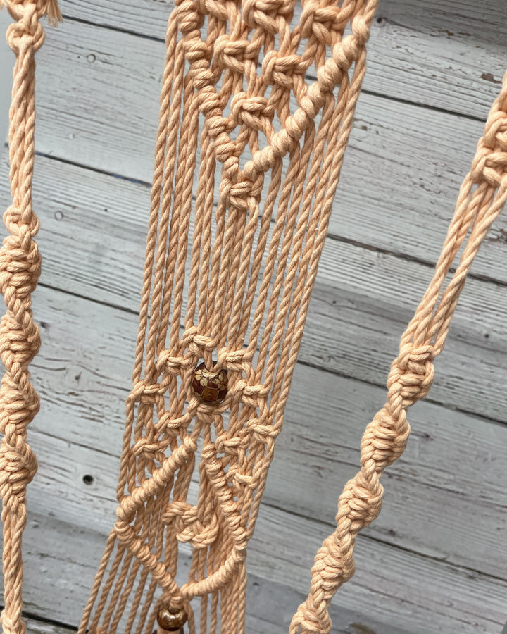 Jardiniere en macramé