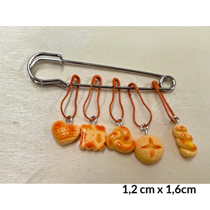 5 marque-mailles boulangère