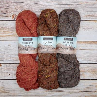 Highland Alpaca chunky Tweed d'Estelle Yarns