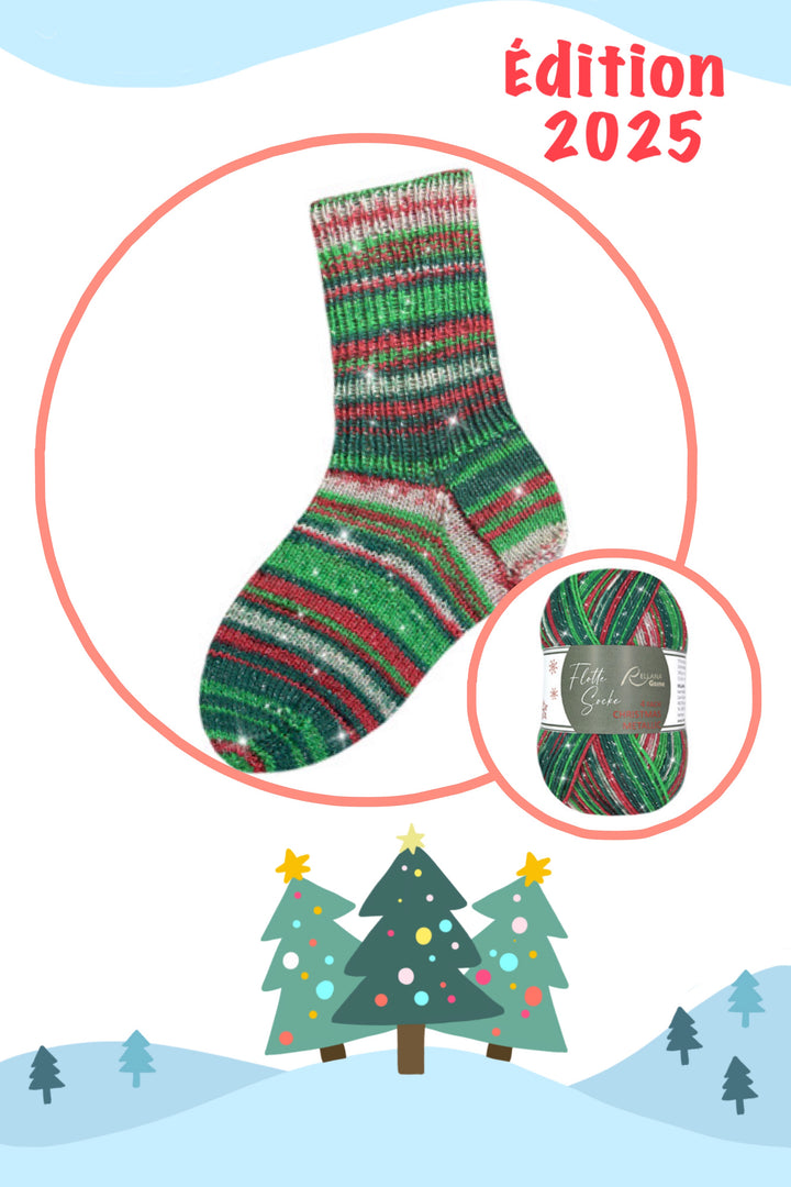 Flotte Sock Metallic Christmas 4ply Edition 2025 Relnalla Garne