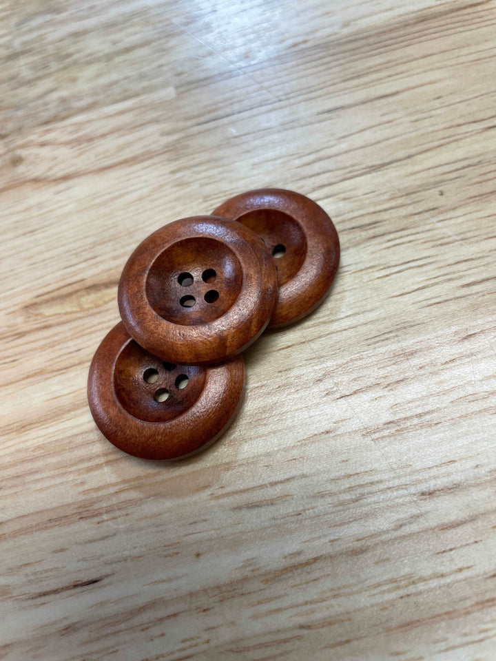 2 boutons à 4 trous (25mm)