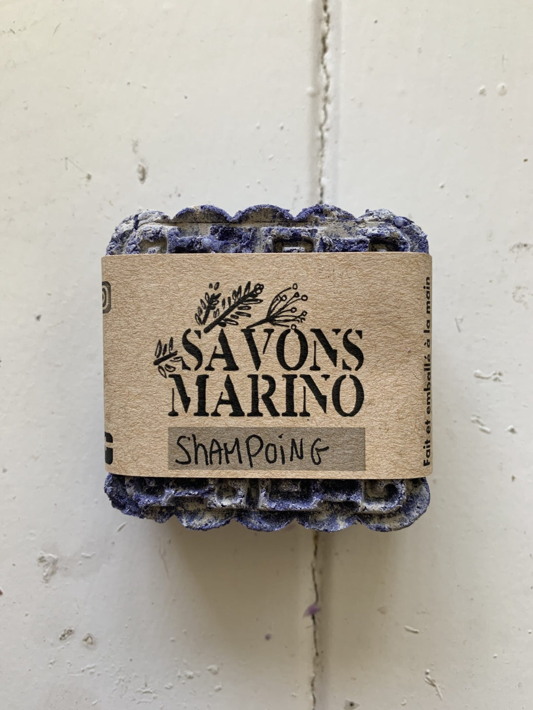 Shampoing Bleu pour Cheveux Blancs/Blonds/Gris. Les Savons Marino.