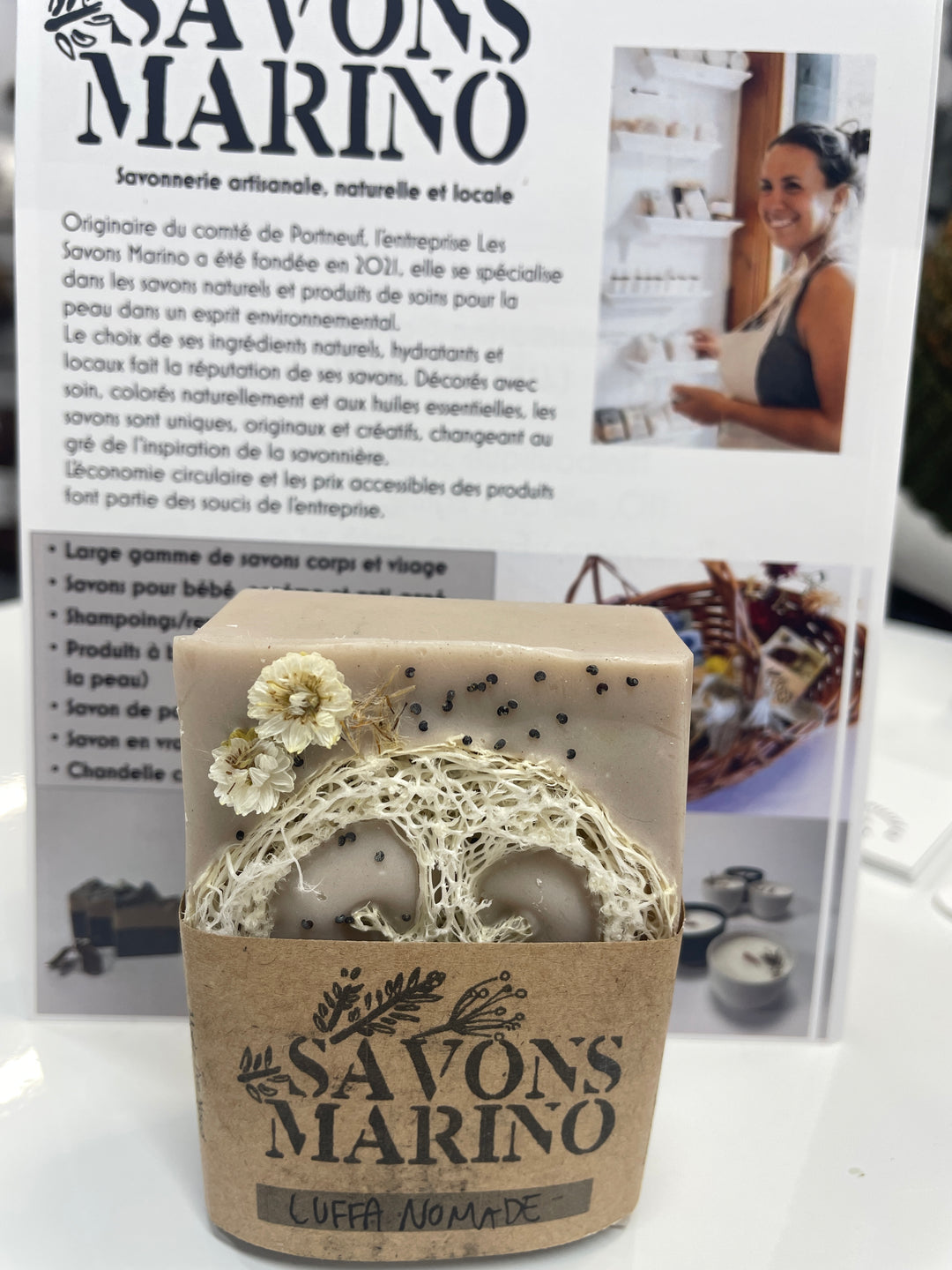 Les Savons Marino. Luffa Nomade