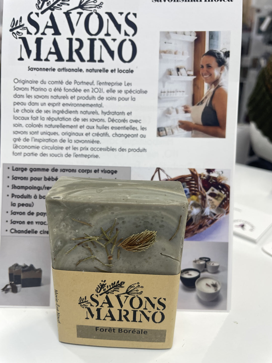 Les Savons Marino. Forêt Boréale