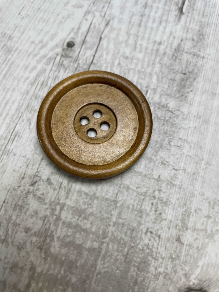 Bouton en bois de 40mm (vendu en pack de 3)