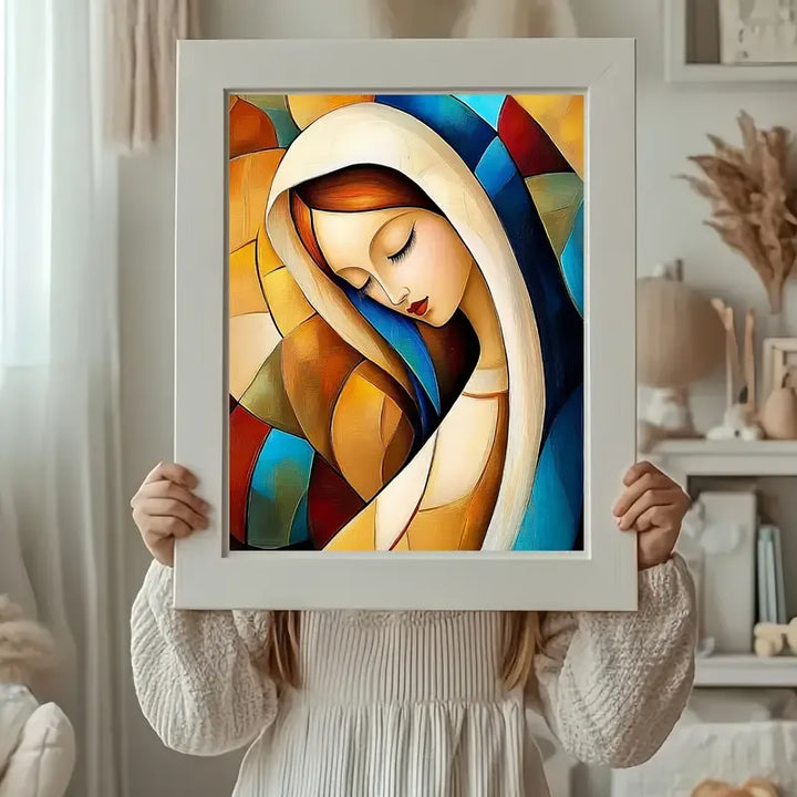Peinture à diamant #135  40cmx50cm  Sainte Vierge