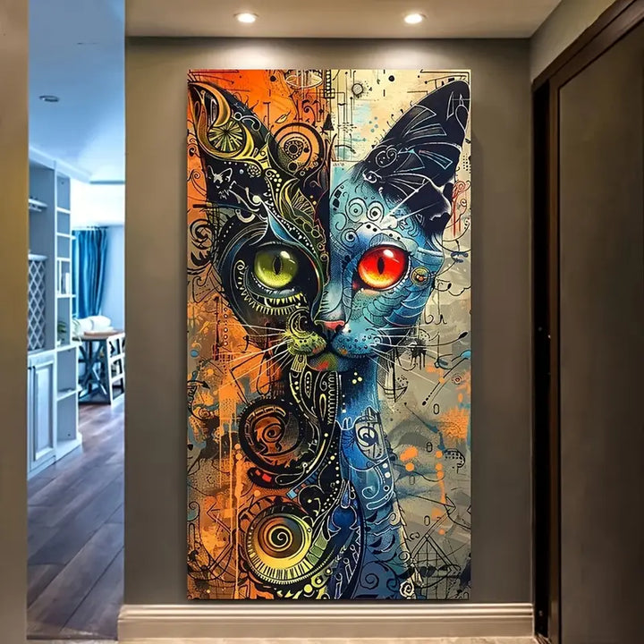 Peinture à diamant #16 50cm x 100cm Chat