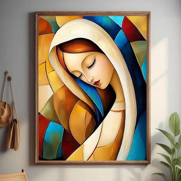Peinture à diamant #135  40cmx50cm  Sainte Vierge