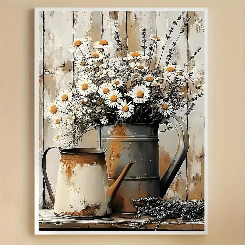 Peinture à diamant #46 40cmx60cm Marguerites