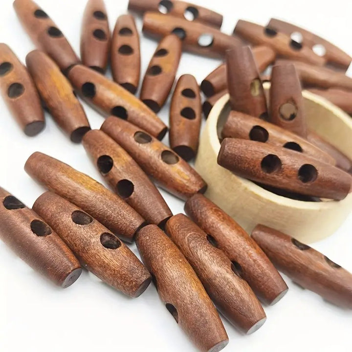 Bouton à bascule en bois de 30mm de long