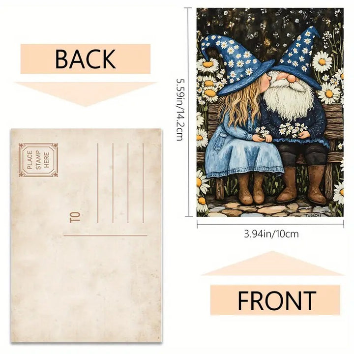 32 Cartes postale en blanc.