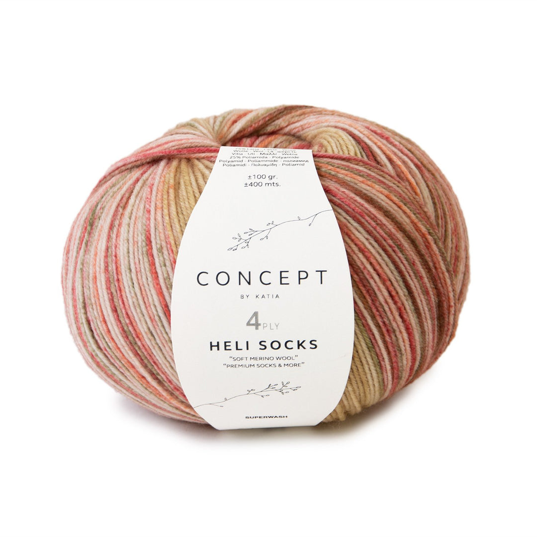Heli Socks 4 ply de Katia Concept