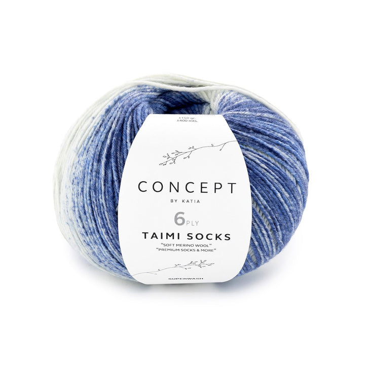 Taimi Socks 6 ply de Katia Concept