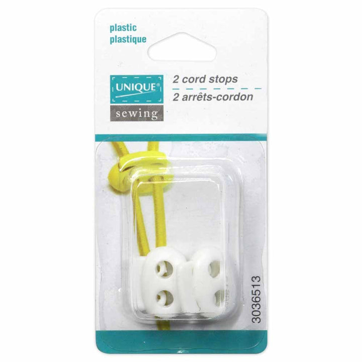UNIQUE SEWING Arrêts de cordon en plastique 2 pcs