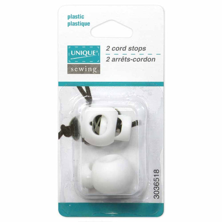 UNIQUE SEWING Arrêt de cordon en plastique 2 pcs