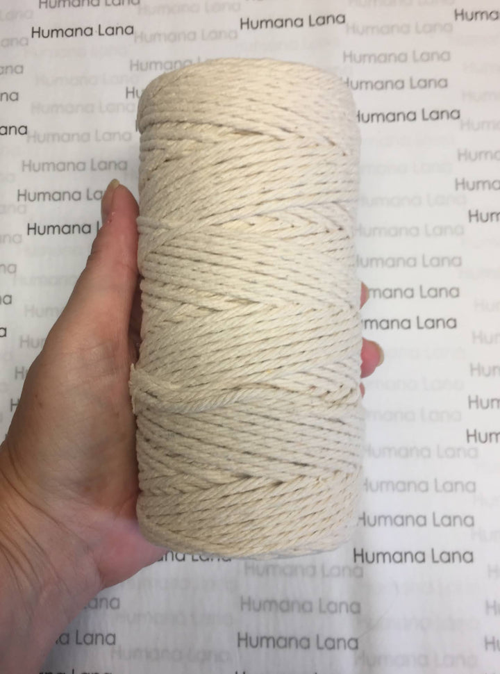 Corde À Macramé Naturelle 3mm-4mm-5mm