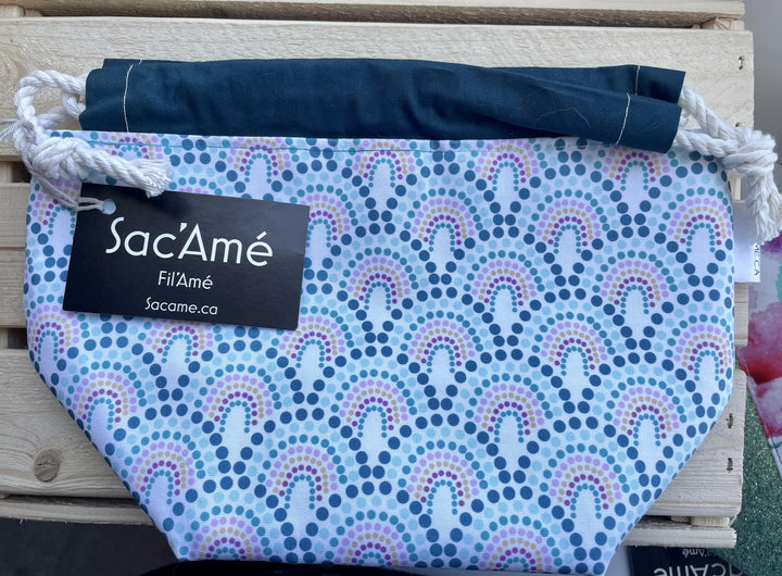 Sac à tricot 28cmx18cm