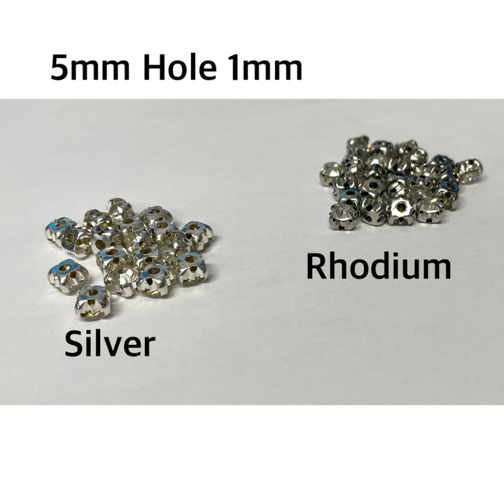 10 Strass acryliques à coudre.