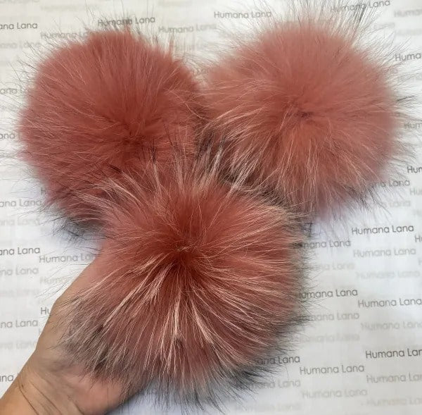 Pompon en fourrure Pêche