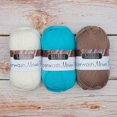 Superwash merino DK d'Estelle yarns