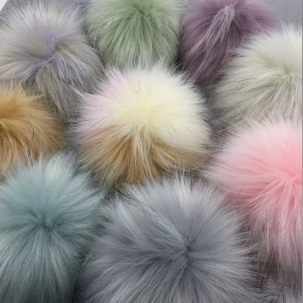 Pompons - Fausse fourrure 