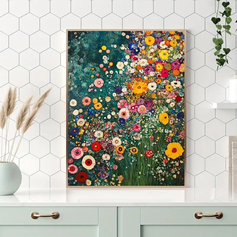 Peinture à diamant #15 40cm x 30cm Fleurs