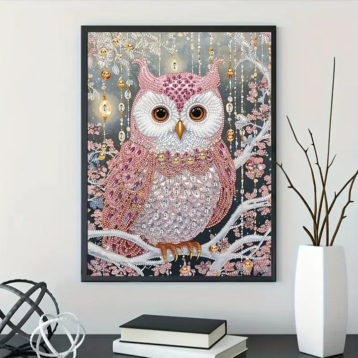 Peinture à diamant #187 30cmx40cm Hibou