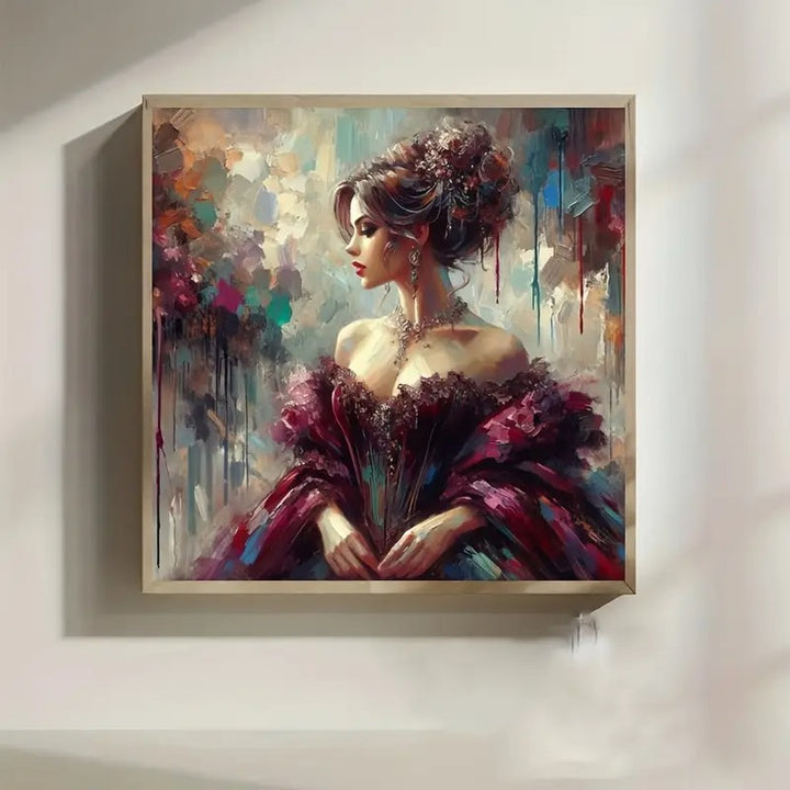 Peinture à diamant #183 60cm x 60cm Femme