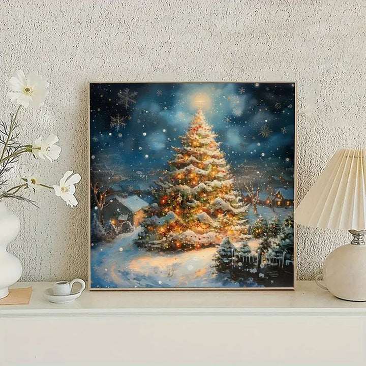 Peinture à diamant #149 40cm x 40cm Sapin de noël