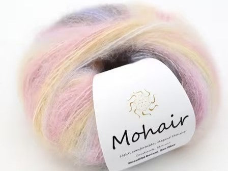 Mohair multicolore