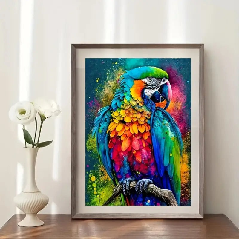 Peinture à diamant #23 30cm x 40cm Perroquet