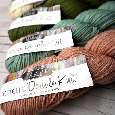 Double knit d'Estelle yarns