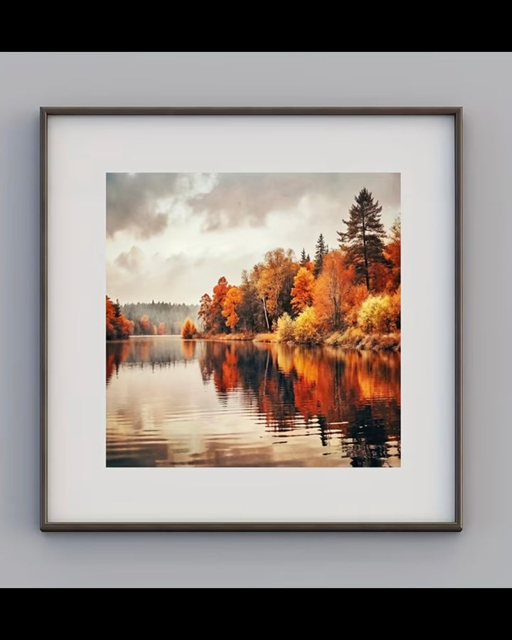 Peinture à diamant #61 50cmx50cm lac à automne