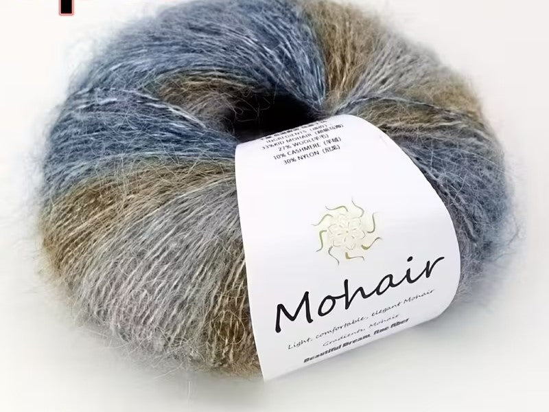 Mohair multicolore