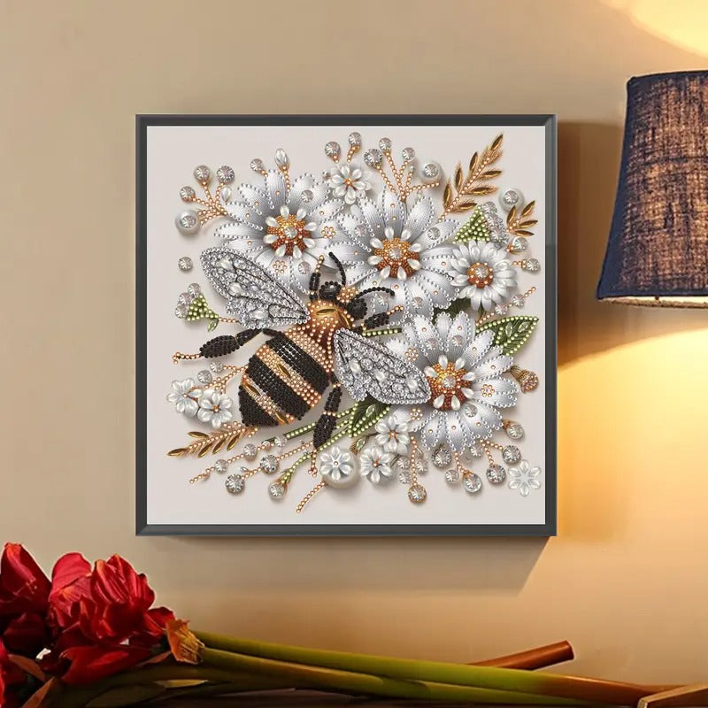 Peinture à diamant #68 30cmx30cm Abeille