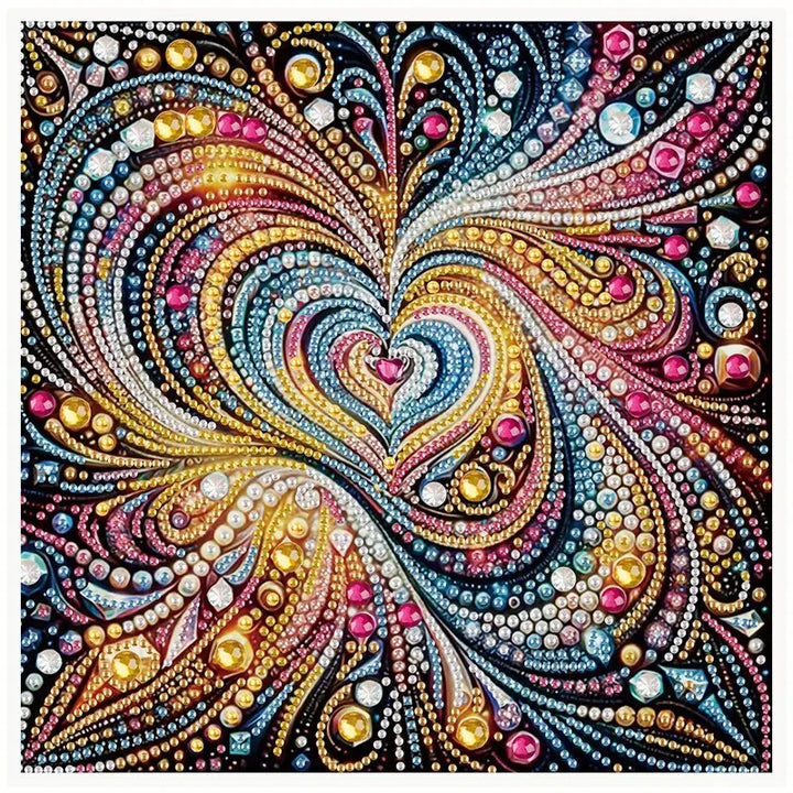 Peinture à diamant #20 30cm x 30cm Coeur