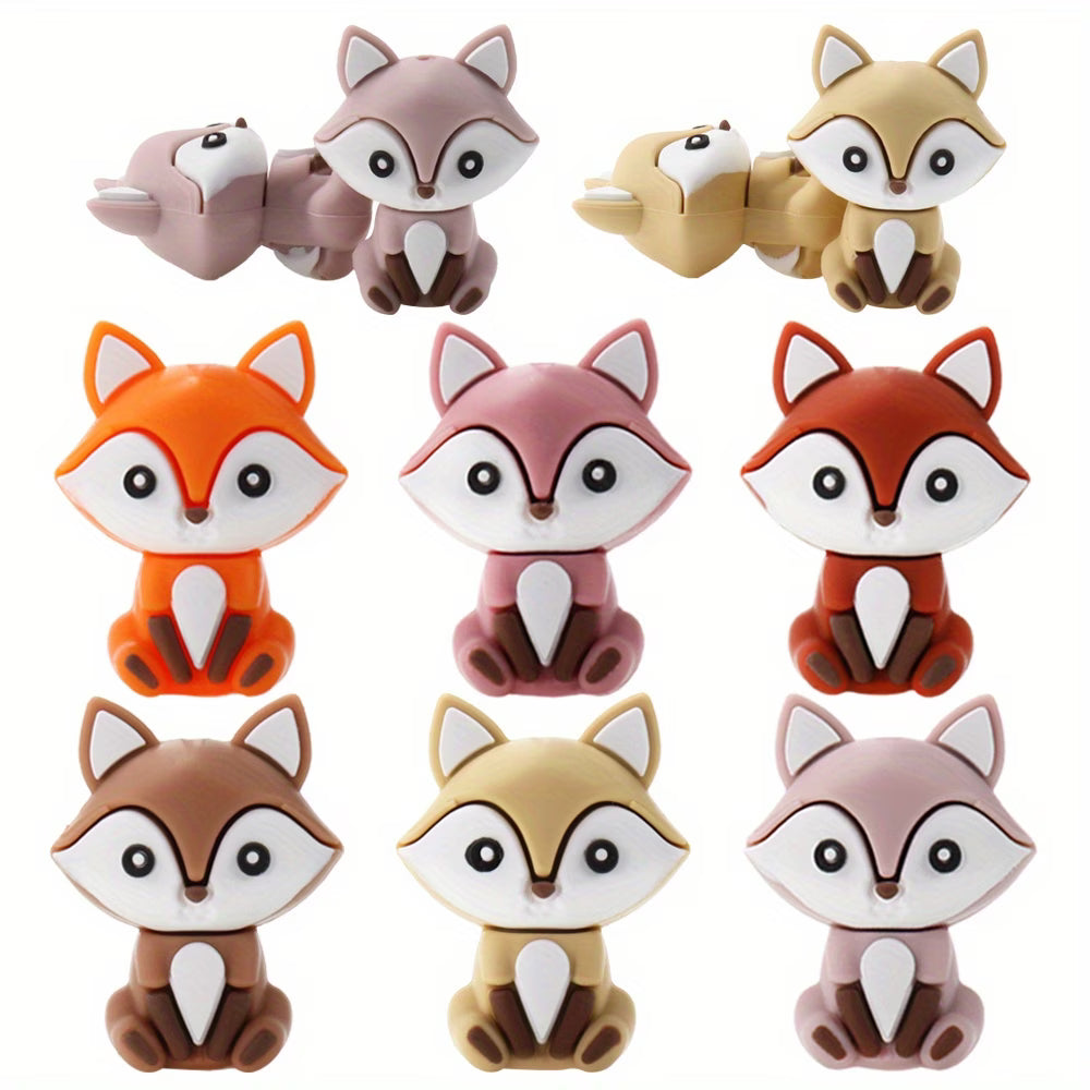 Renards en 3D. Protège pointe en silicone.