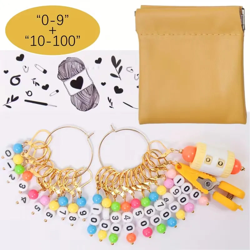 Kit  Compteur, Ciseaux & Pochette de Rangement