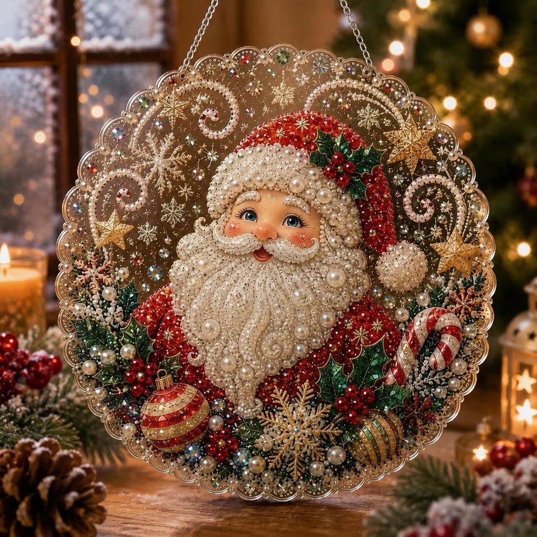 Père Noel . Peinture à diamant #97 (25cm)