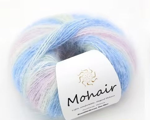Mohair multicolore